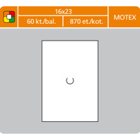 Cenové etikety signálne farebné Motex 16x23