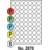Print etikety farebné kruh 25 mm A/4 100 hárkov